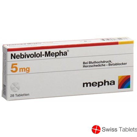 Nebivolol Mepha Tabletten 5mg 98 Stück buy online