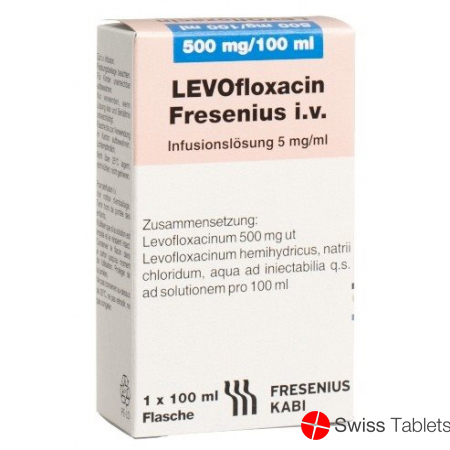 Levofloxacin Fresenius 500mg 10 Kabipac 100ml buy online