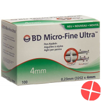 BD Microfine Ultra Pen-Nadeln 4mm 100 Stück