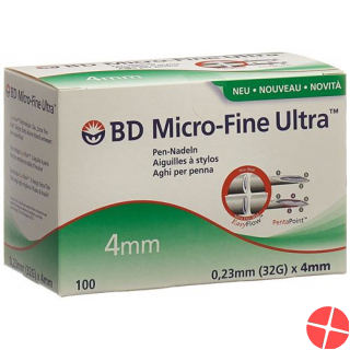 BD Microfine Ultra Pen-Nadeln 4mm 100 Stück