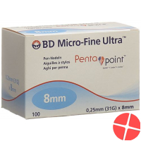BD Microfine Ultra Pen Nadel 8mm 100 Stück