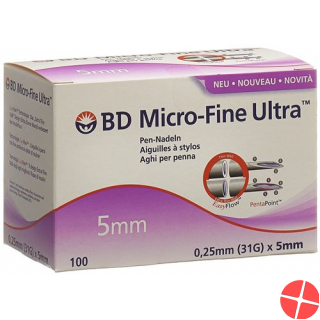BD Microfine Ultra Pen Nadel 5mm 100 Stück