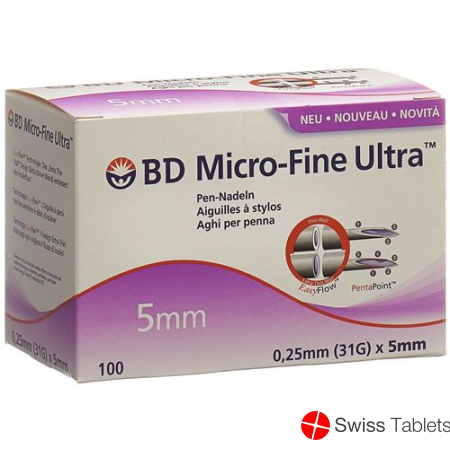 BD Microfine Ultra Pen Nadel 5mm 100 Stück buy online