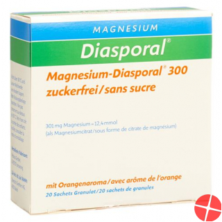 Magnesium Diasporal 300mg Zuckerfrei 15x 20 Stück