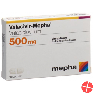 Valacivir Mepha Lactabs 500mg 30 Stück