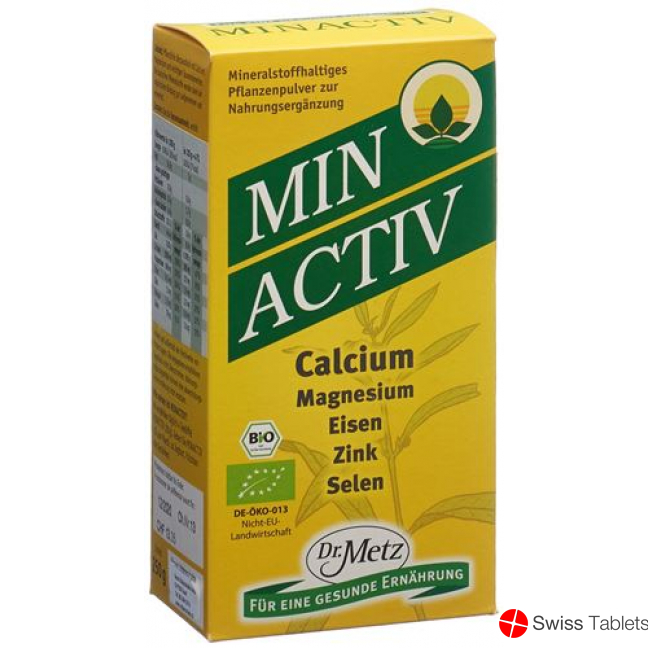 Dr. H. Metz Minactiv Pflanzenpulver 250g buy online