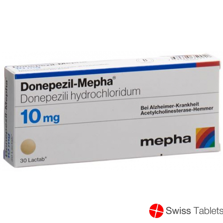 Donepezil Mepha Lactabs 10mg 100 Stück buy online