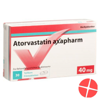 Atorvastatin Axapharm Filmtabletten 40mg 100 Stück