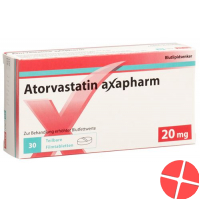 Atorvastatin Axapharm Filmtabletten 20mg 100 Stück
