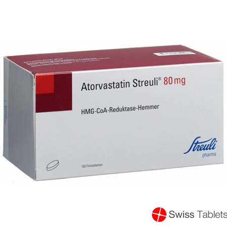 Atorvastatin Streuli Filmtabletten 80mg 30 Stück buy online