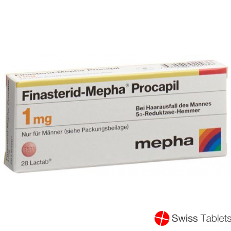 Finasterid Mepha Procapil Filmtabletten 1mg 98 Stück buy online