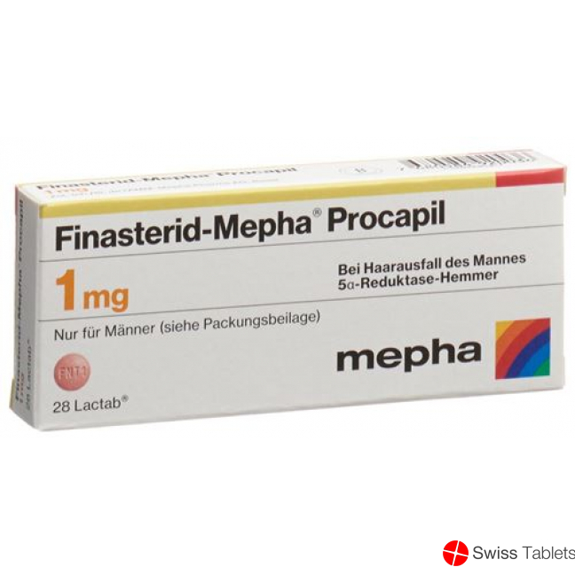 Finasterid Mepha Procapil Filmtabletten 1mg 98 Stück buy online