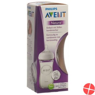 Avent Naturnah-Flasche 240ml Glas