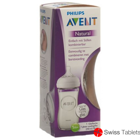 Avent Naturnah-Flasche 240ml Glas buy online