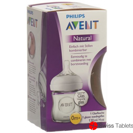 Avent Naturnah-Flasche 120ml Glas buy online