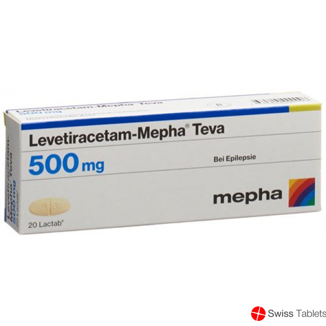 Levetiracetam Mepha Teva Lactabs 500mg 100 Stück buy online