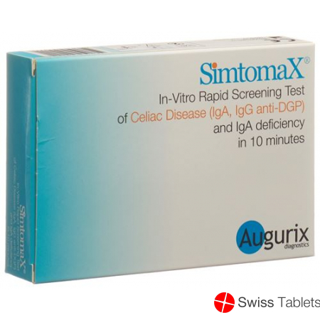 Simtomax GlutenCHECK rapid celiac disease test with accessories 10 pcs
