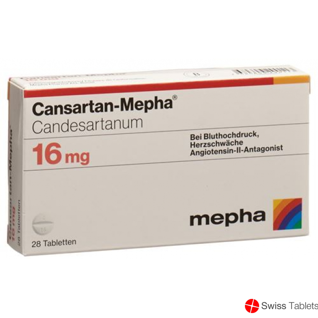 Cansartan Mepha Tabletten 16mg 98 Stück buy online