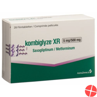 Kombiglyze XR Filmtabletten 5mg/500mg 98 Stück