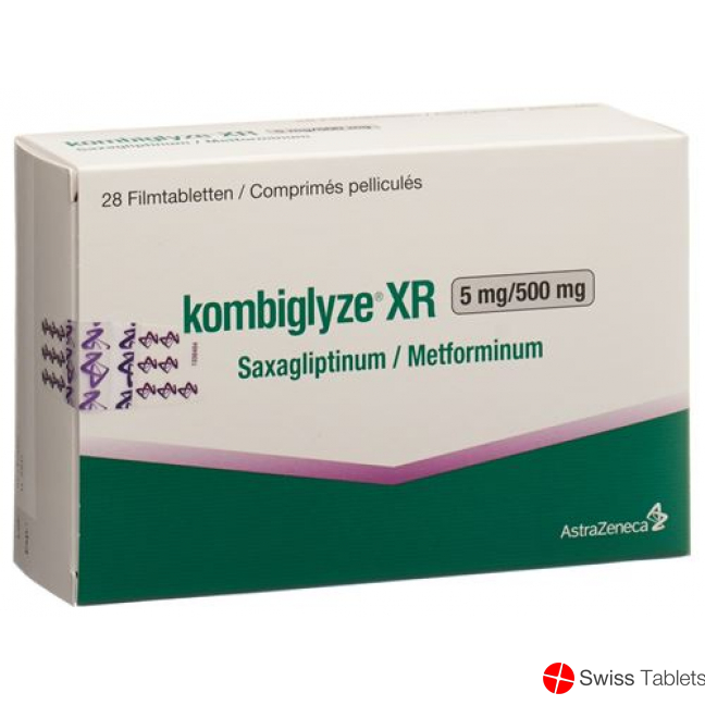 Kombiglyze XR Filmtabletten 5mg/500mg 98 Stück buy online