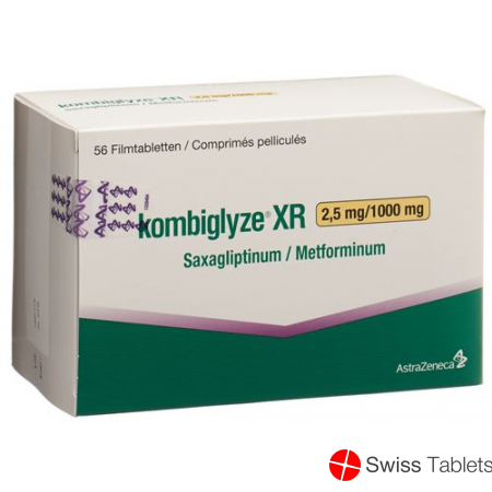 Kombiglyze XR Filmtabletten 2.5mg/1000mg 196 Stück buy online