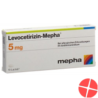 Levocetirizin Mepha Lactabs 5mg 30 Stück