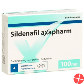 Sildenafil Axapharm Filmtabletten 100mg 12 Stück