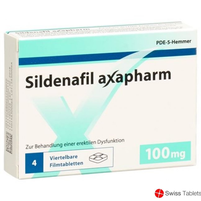 Sildenafil Axapharm Filmtabletten 100mg 12 Stück buy online