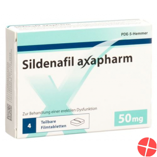 Sildenafil Axapharm Filmtabletten 50mg 12 Stück