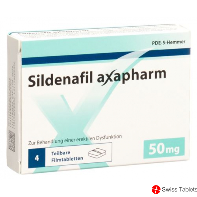 Sildenafil Axapharm Filmtabletten 50mg 12 Stück buy online