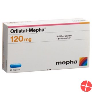 Orlistat Mepha Kaps 120 mg 84 pcs