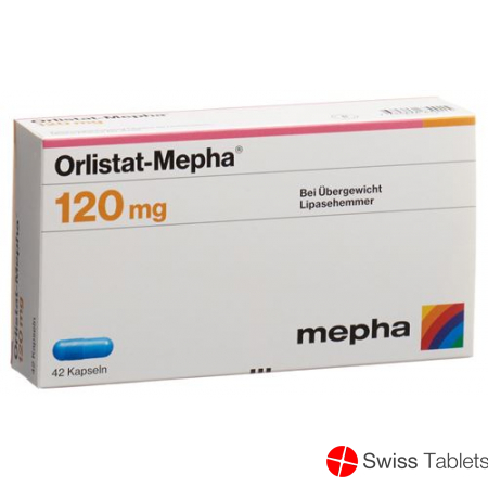 Orlistat Mepha Kaps 120 mg 84 pcs