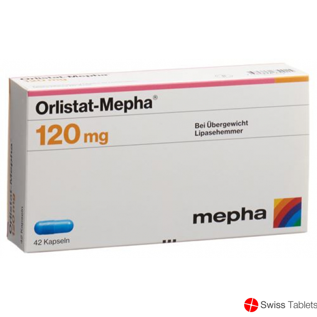 Orlistat Mepha Kaps 120 mg 84 pcs