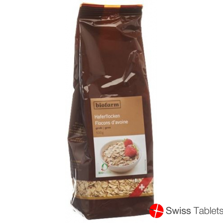 Biofarm Haferflocken Grob Knospe Sack 5kg buy online