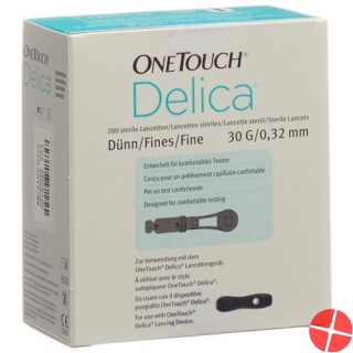 One Touch Plus Delica Lancets 200 pieces