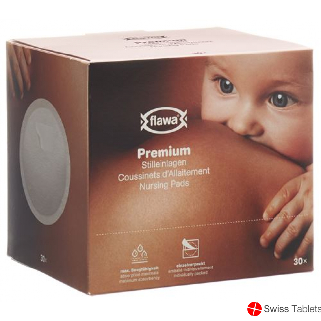 Flawa Loving Mum Classic nursing pads 30 pcs