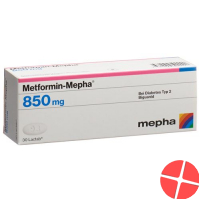 Metformin Mepha Lactab 850 mg 100 pcs