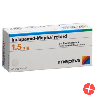 Indapamide Mepha retard Depotabs 1.5 mg 90 pcs