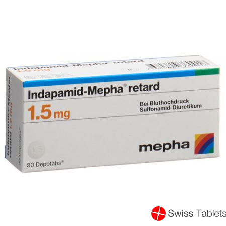 Indapamide Mepha retard Depotabs 1.5 mg 90 pcs