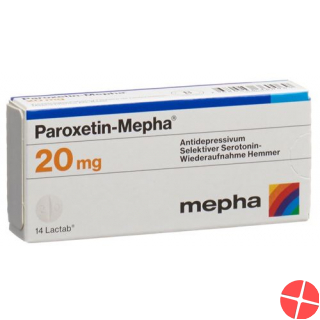 Paroxetine Mepha Lactab 20 mg 28 pcs