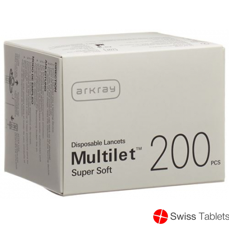 Multilet Super Soft lancets for multi Lancet 200 pcs