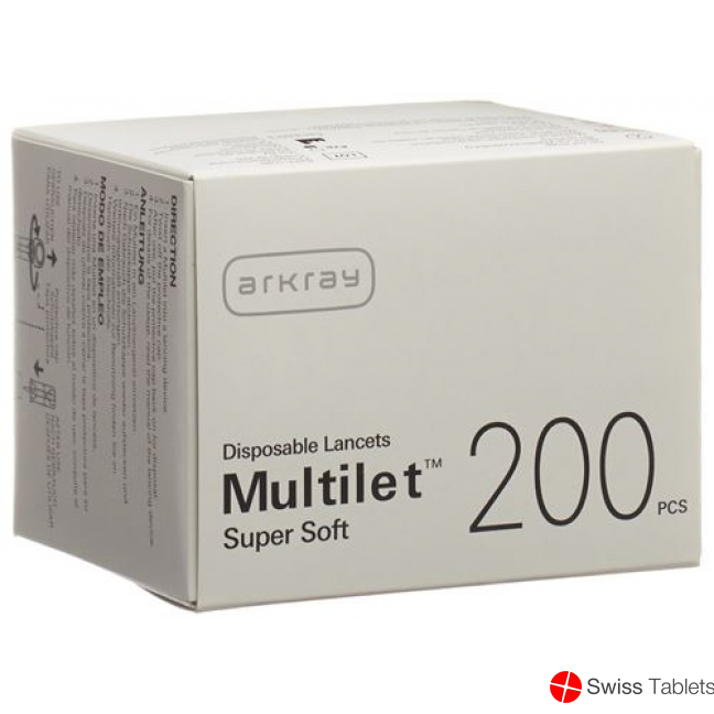 Multilet Super Soft lancets for multi Lancet 200 pcs