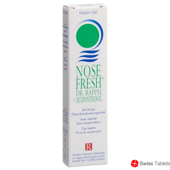 Nose Fresh + dexpanthenol nasal gel peppermint 10 g