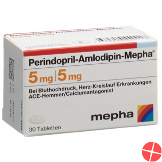 Perindopril amlodipine 5mg tablets Mepha / 5mg Ds 90 pcs