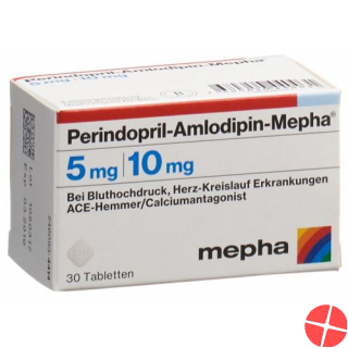 Perindopril amlodipine 5mg tablets Mepha / 10mg Ds 90 pcs