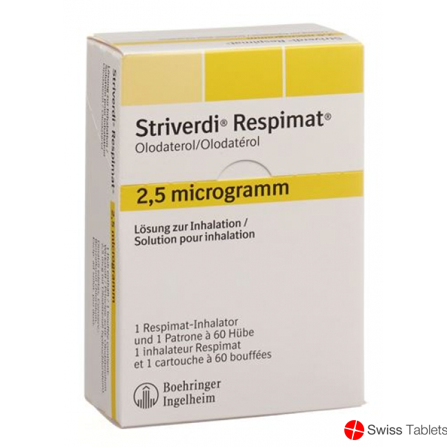 Strivedi Inhalation Striverdi Respimat Inhal Lös 2.5 mcg/Hub