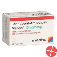 Perindopril amlodipine Mepha tablets 10mg / 5mg Ds 90 pcs