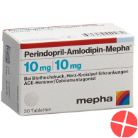 Perindopril amlodipine Mepha tablets 10mg / 10mg Ds 90 pcs