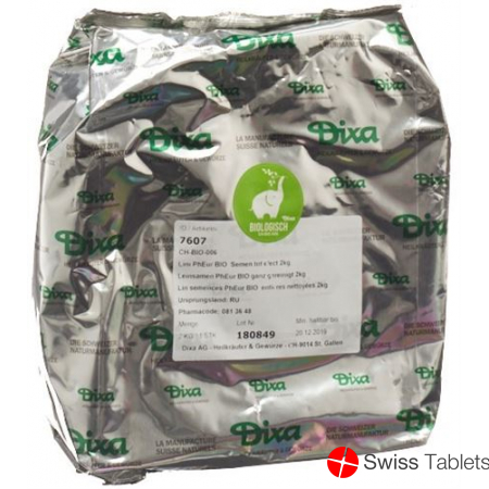 Dixa Flaxseed PhEur BIO completely cleaned 1 kg