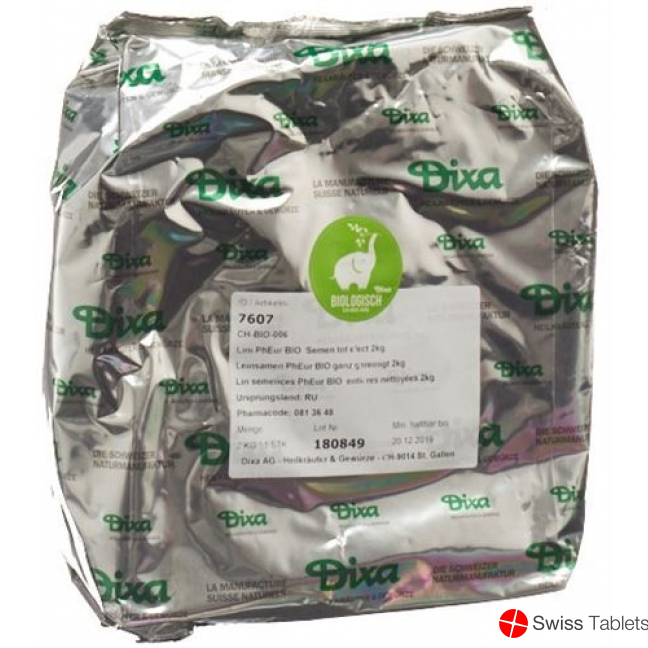 Dixa Flaxseed PhEur BIO completely cleaned 1 kg